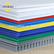 Jinbao werbung pack material kunststoff hohl board pp platte